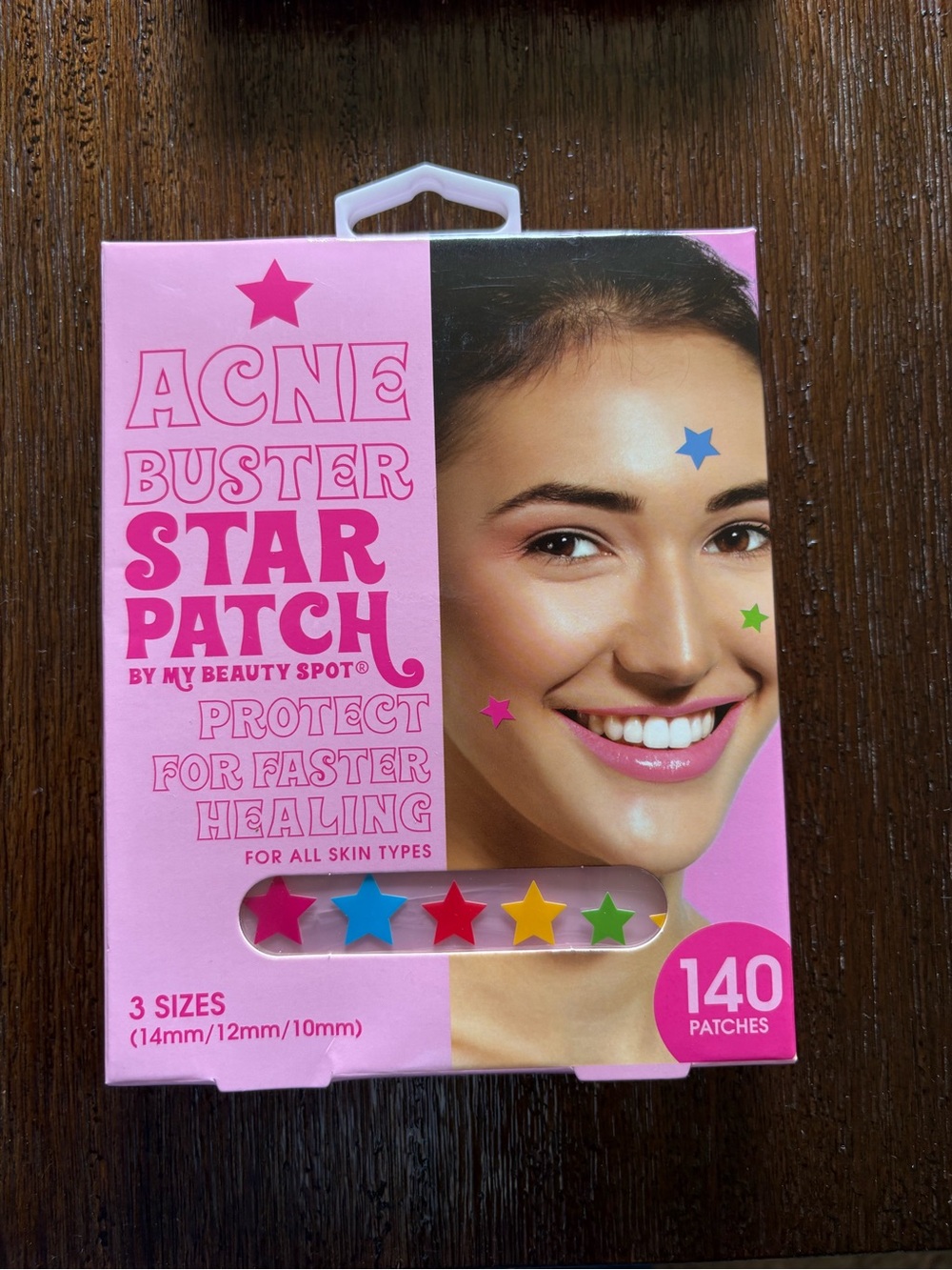 Acne Buster Star Patch - Pink - 140 Patches